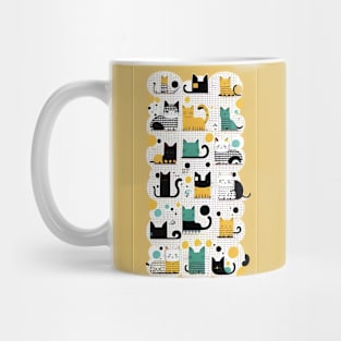 Whisker Dots: A Purrfect Pattern Mug